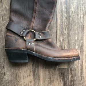 Brown Leather Frye Boots